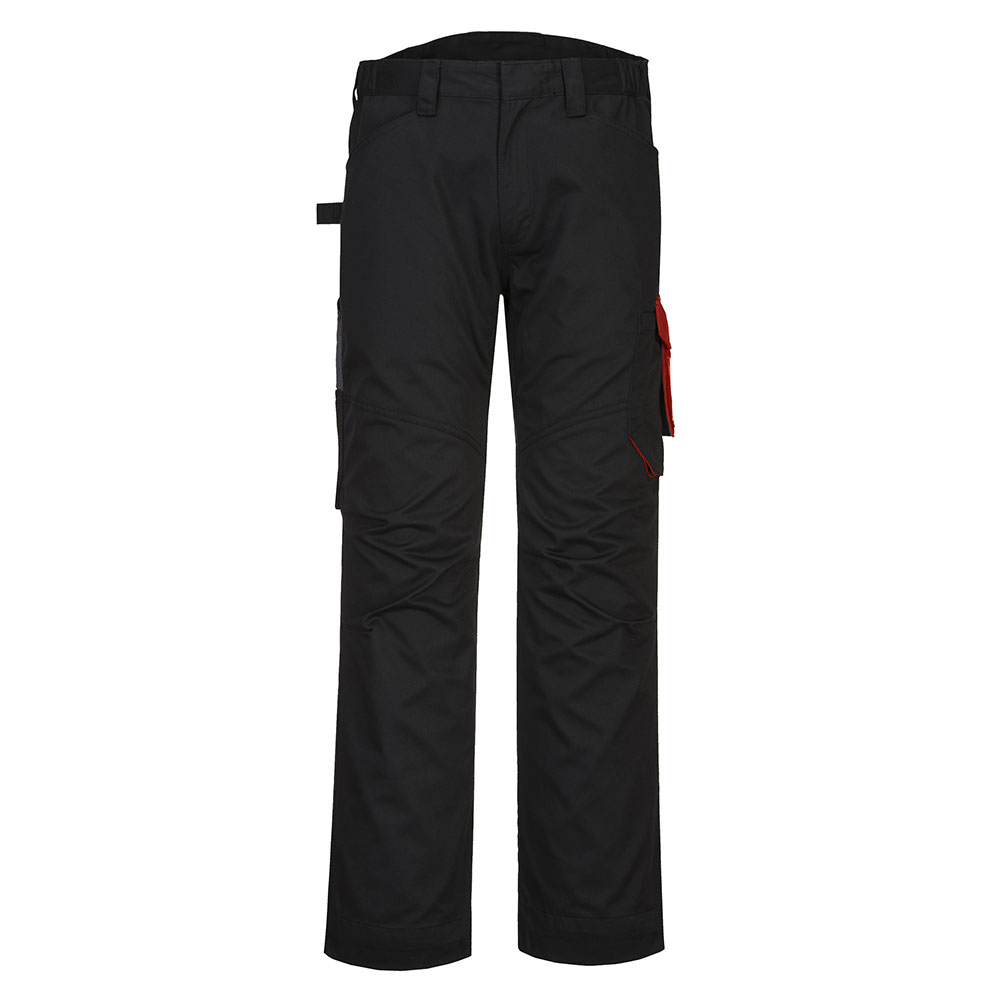 PW2 Servicebukser - Sort/rød