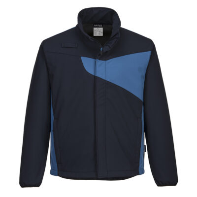PW2 softshell jakke (2 lags) - Marine/Kongeblå