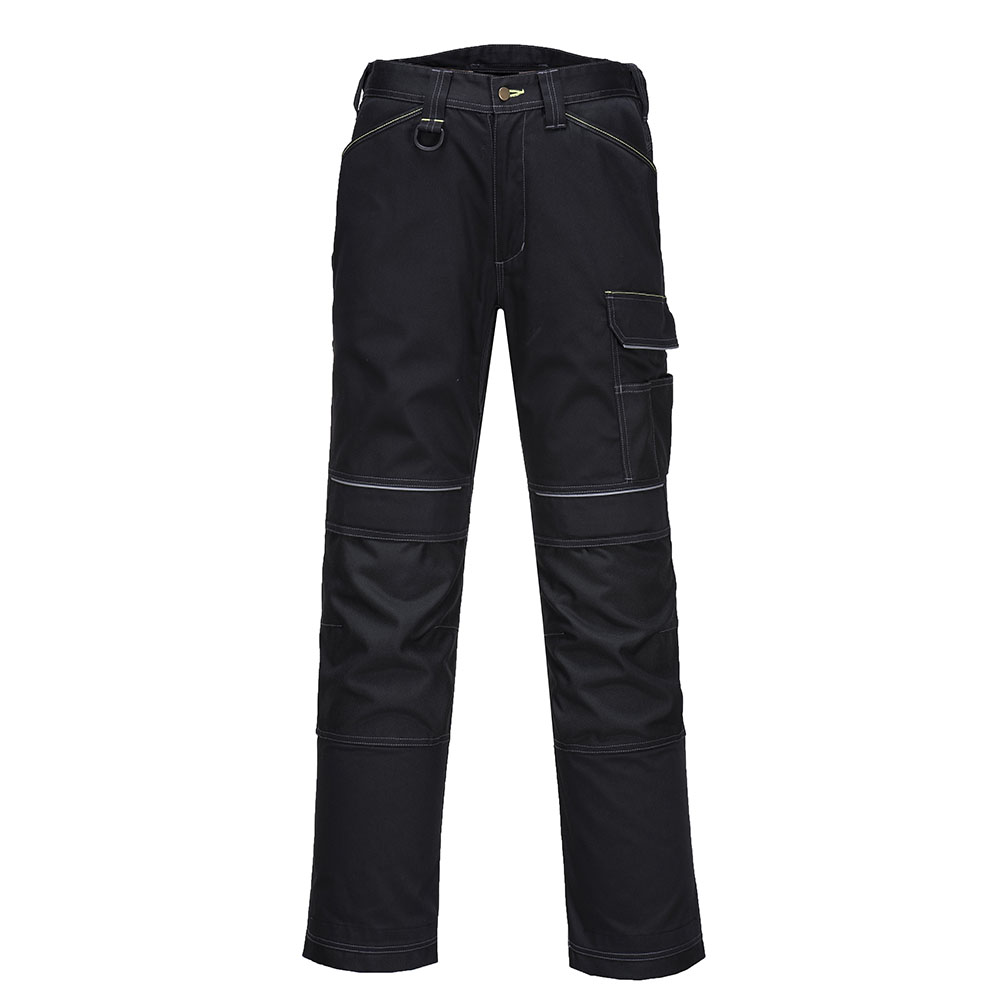 PW3 dame stretch arbejdsbukser - Sort