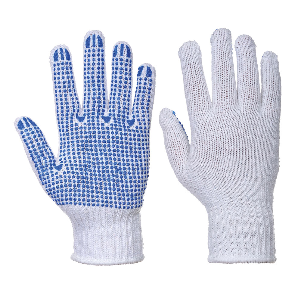 Klassisk polka-dot handske - Hvide/Blå