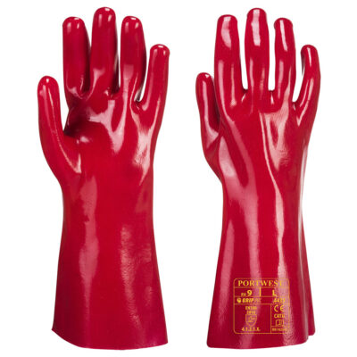 A435 - PVC-handske - Rød