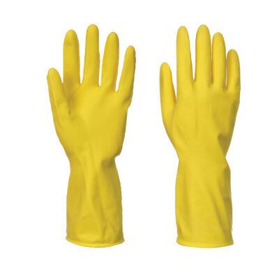 Husholdnings Latex handske - Gul - 240 par pr. karton