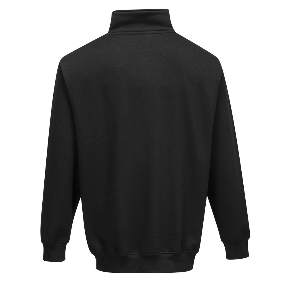 Sorrento sweatshirt med lynlås - Sort - Billede 2