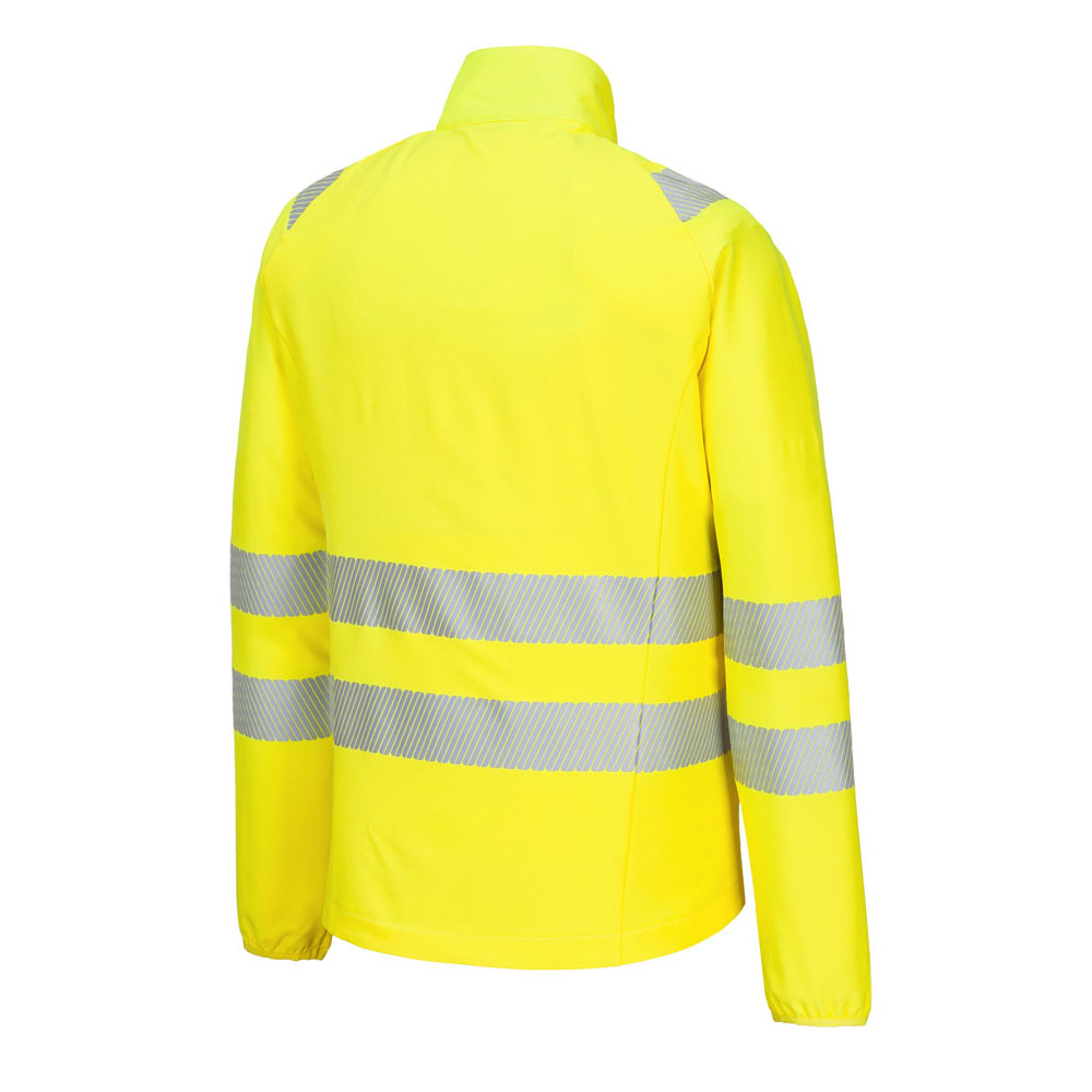 DX4 hi-vis skal jakke - Gul/Sort - Billede 3
