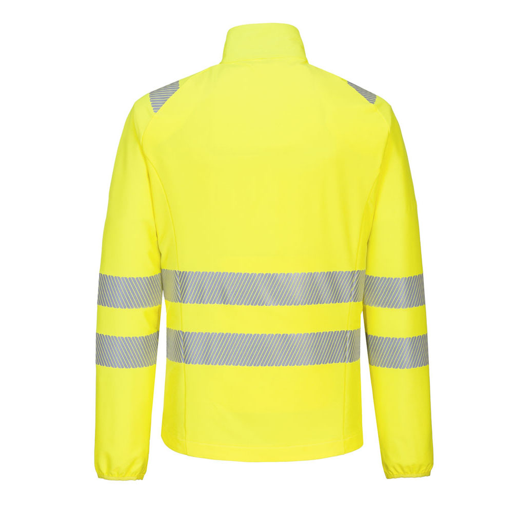 DX4 hi-vis skal jakke - Gul/Sort - Billede 5