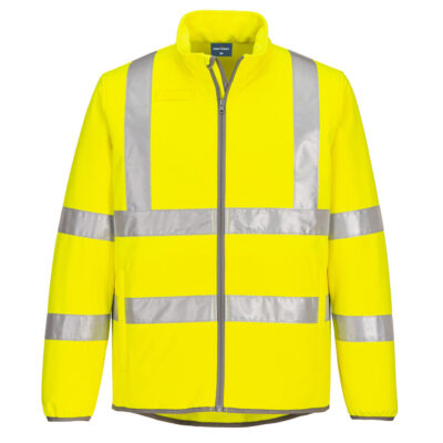Øko hi-vis softshell jakke (2 lags) - Gul