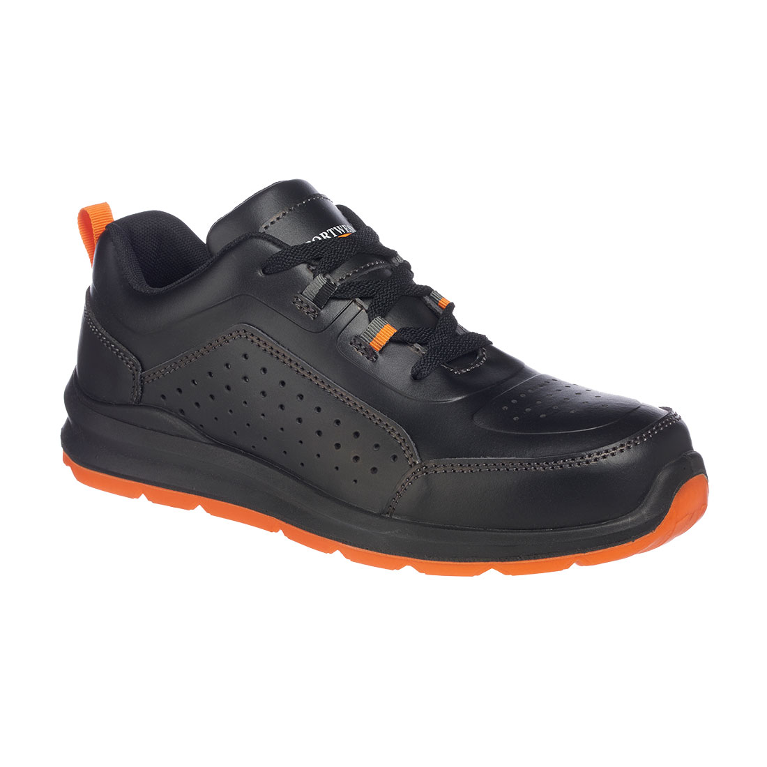 Compositelite ECO sikkerhedssko S1P Træner - Sort/Orange