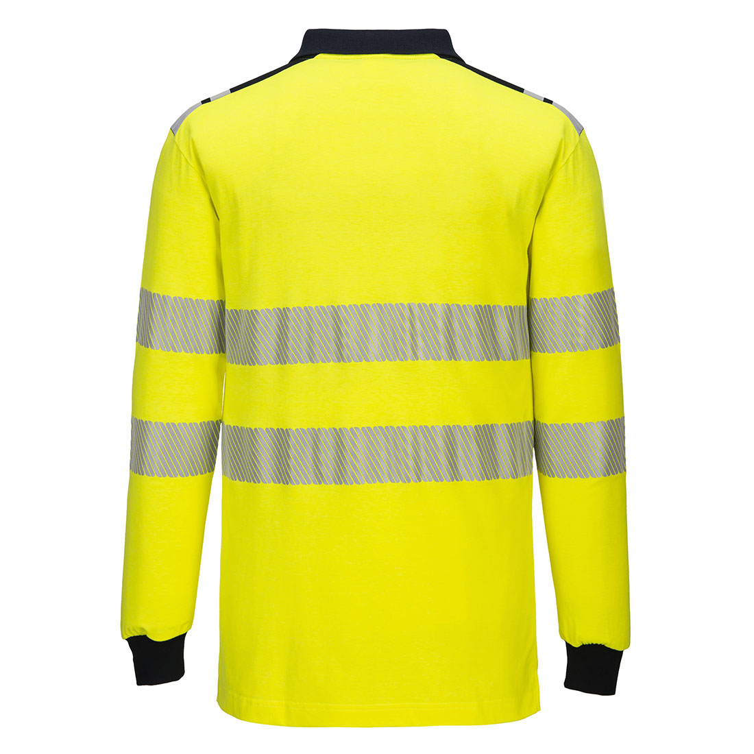 Flammehæmmende hi-vis poloshirts - Gul/Marine - Billede 2