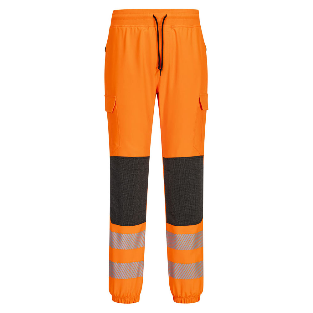 KX3 hi-vis flexi jogger - Orange/Sort