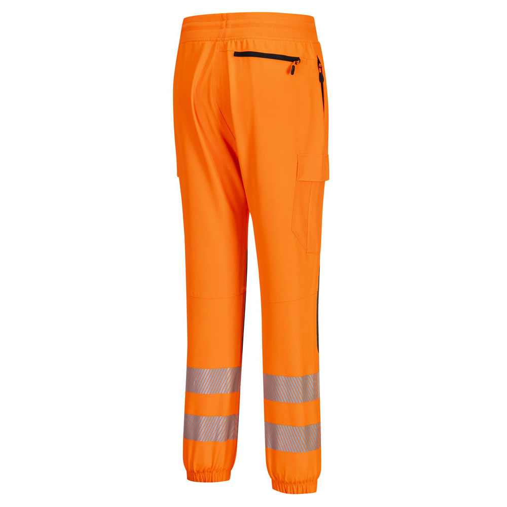 KX3 hi-vis flexi jogger - Orange/Sort - Billede 3