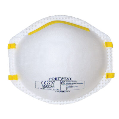 FFP1 Filtermaske Hvid