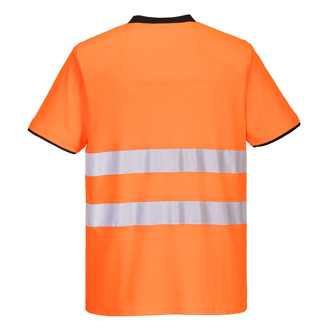 PW2 Hi-Vis t-shirt korte ærmer - Orange/Sort - Billede 2