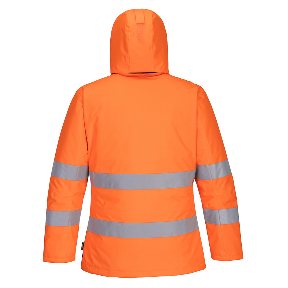 PW2 hi-vis vinterjakke - Orange/Sort - Billede 6