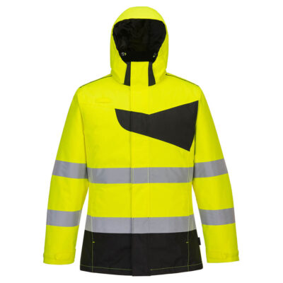 PW2 hi-vis vinterjakke - Gul/Sort