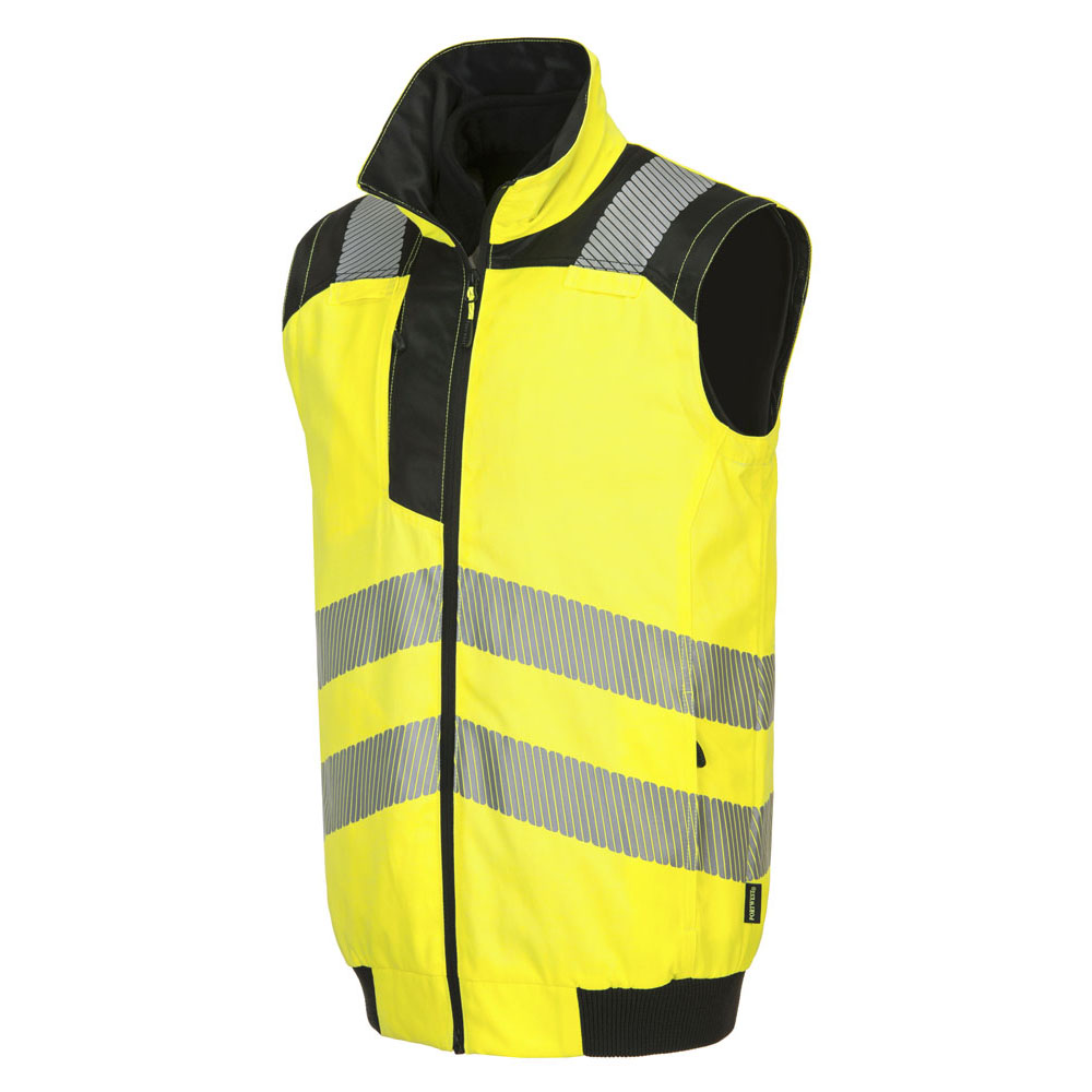 PW3 hi-vis 3 i 1 pilotjakke - Gul/Sort - Billede 5