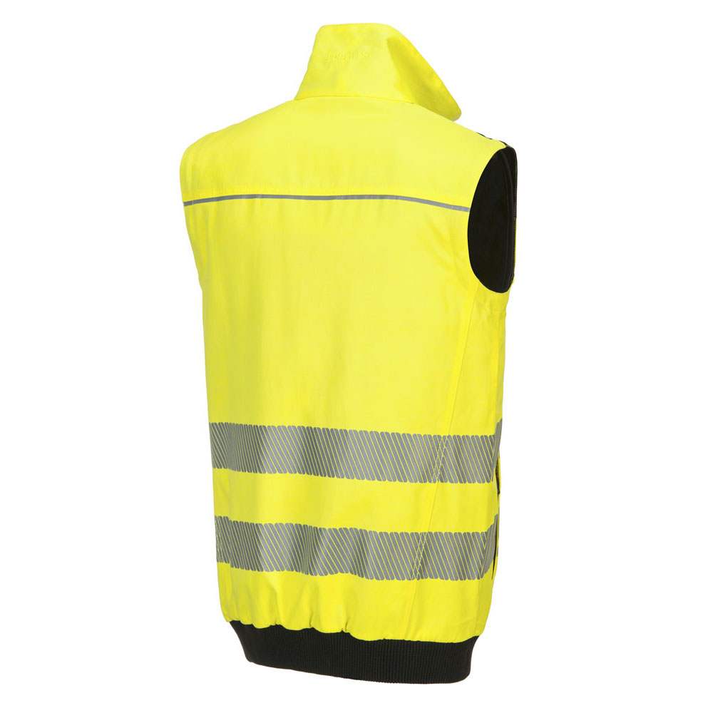 PW3 hi-vis 3 i 1 pilotjakke - Gul/Sort - Billede 6