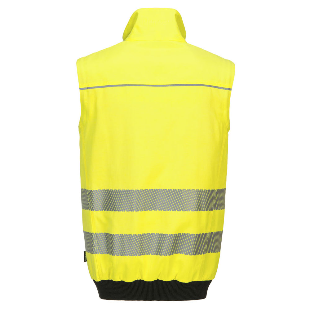 PW3 hi-vis 3 i 1 pilotjakke - Gul/Sort - Billede 7