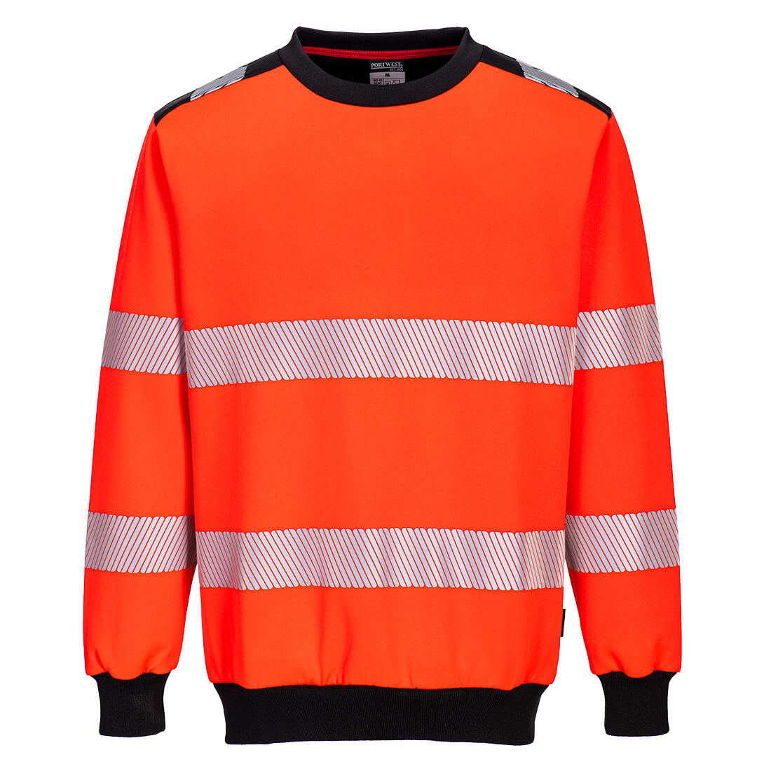 PW3 hi-vis sweatshirt - Rød/Sort