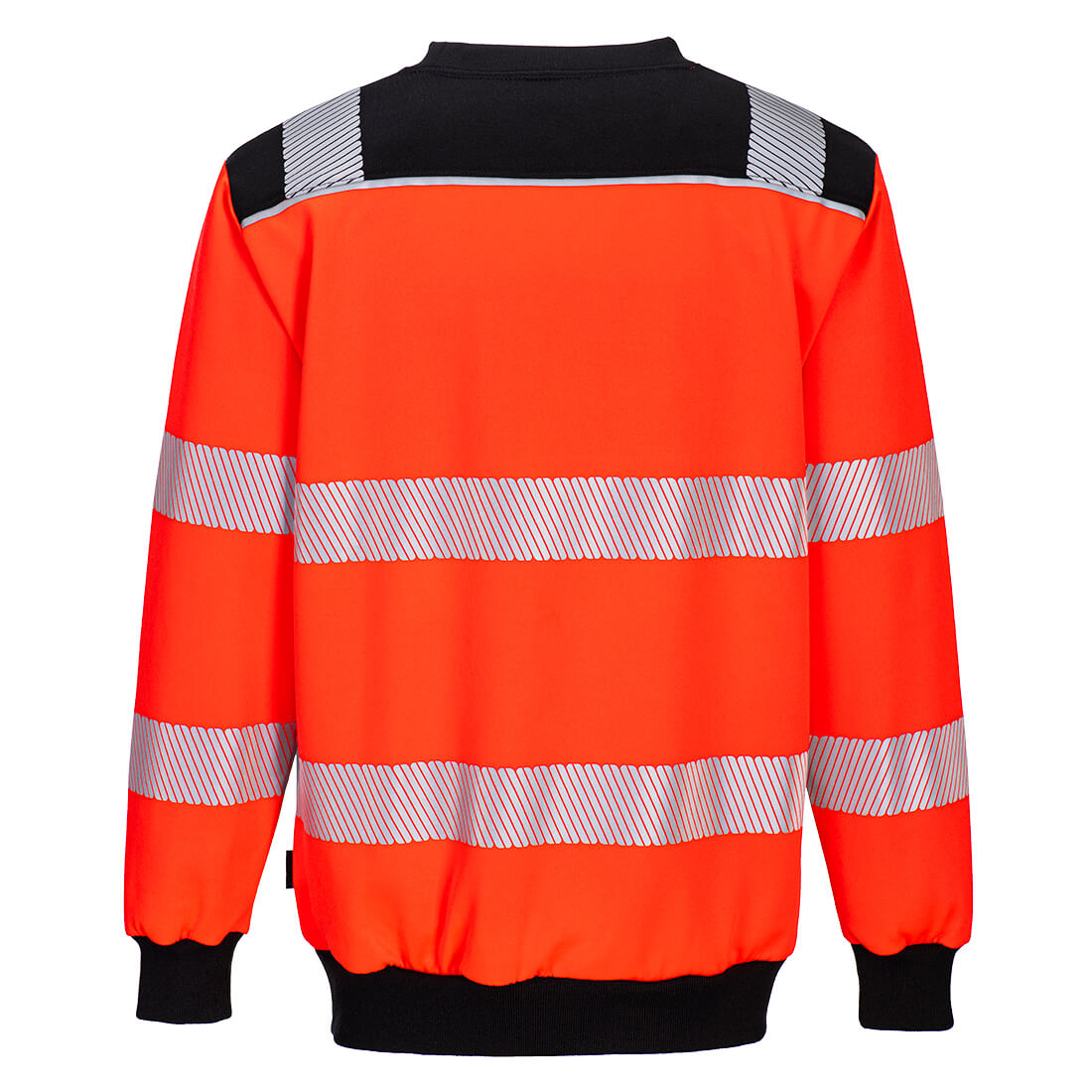PW3 hi-vis sweatshirt - Rød/Sort - Billede 2