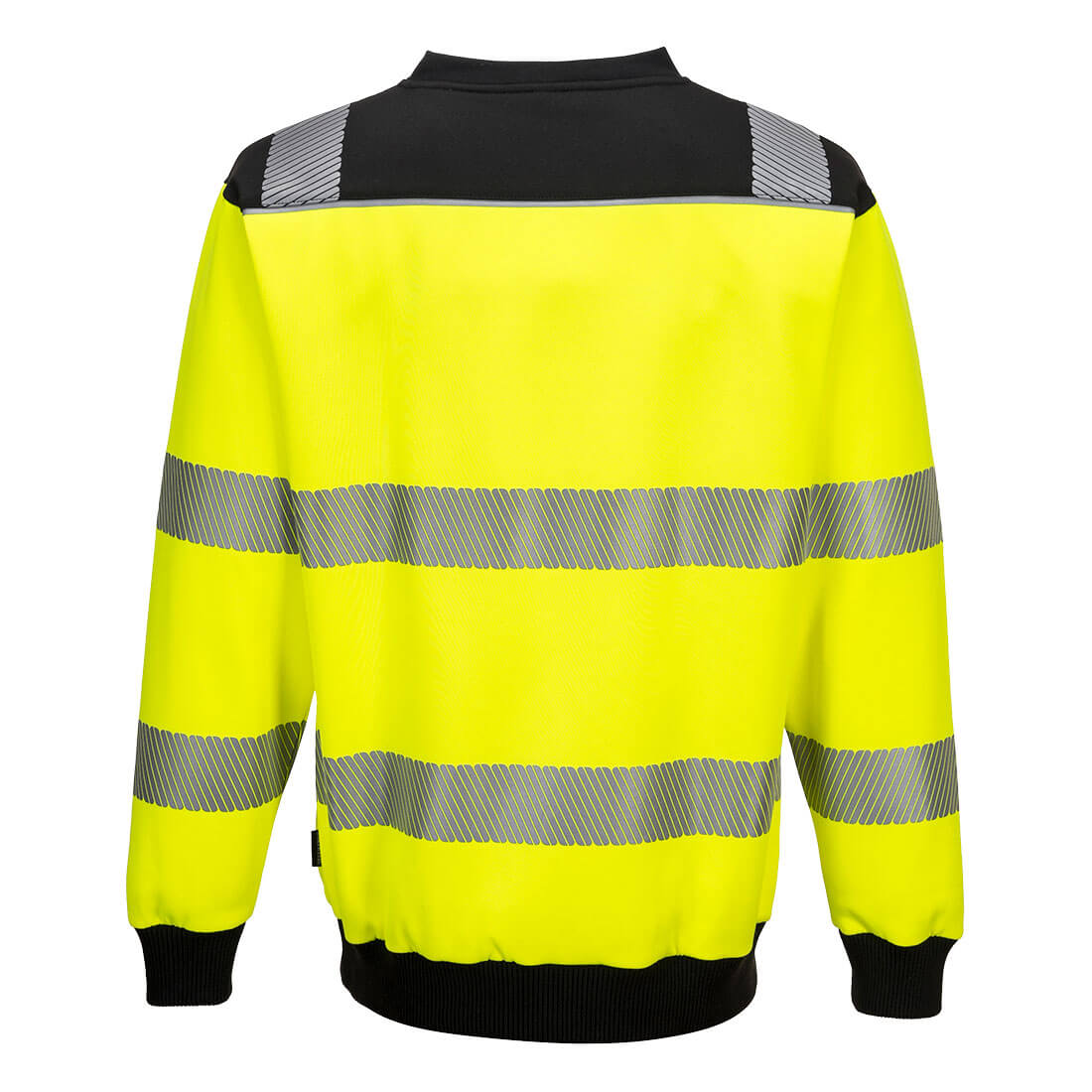 PW3 hi-vis sweatshirt - Gul/Sort - Billede 2
