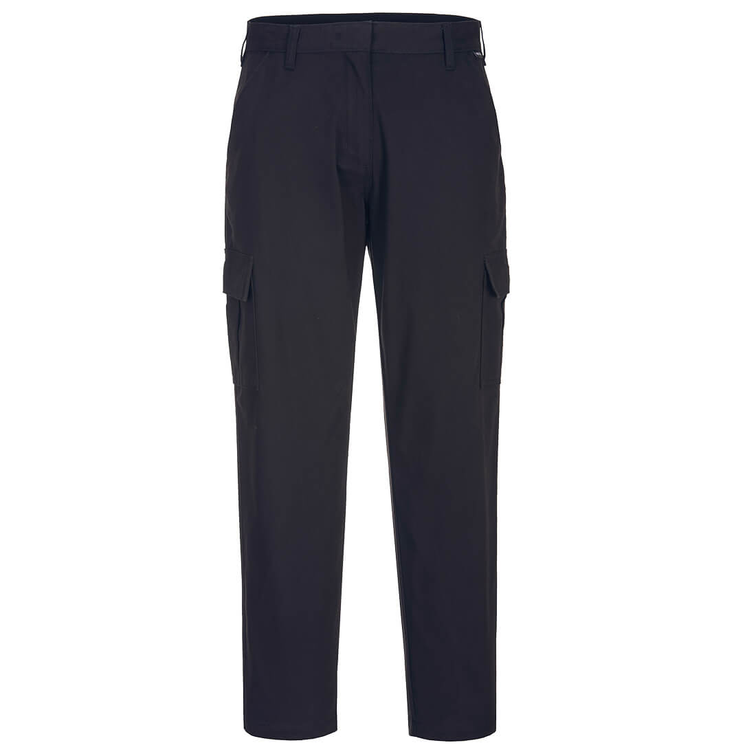 Dame stretch cargo arbejdsbukser - Sort