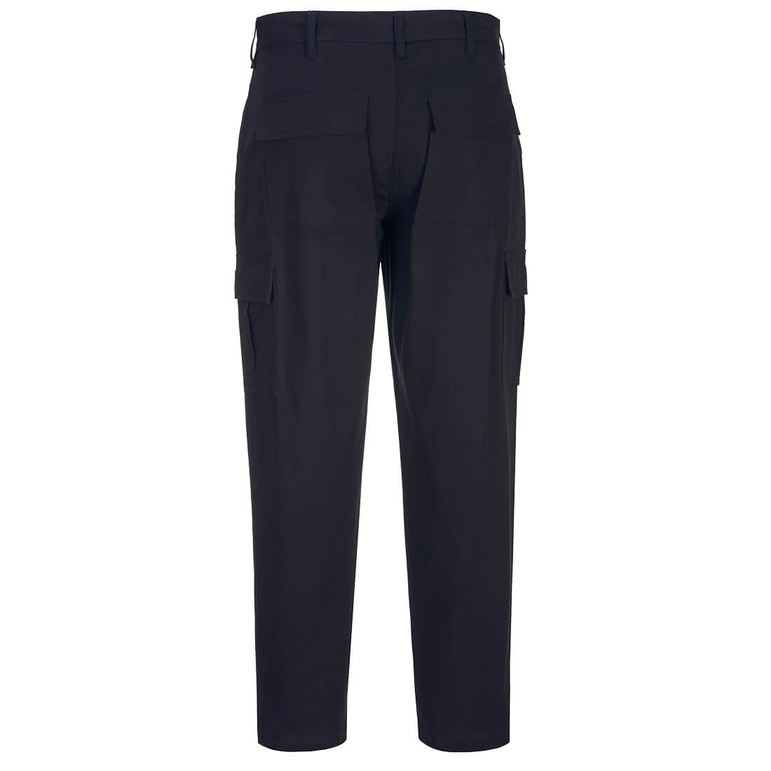 Dame stretch cargo arbejdsbukser - Sort - Billede 2