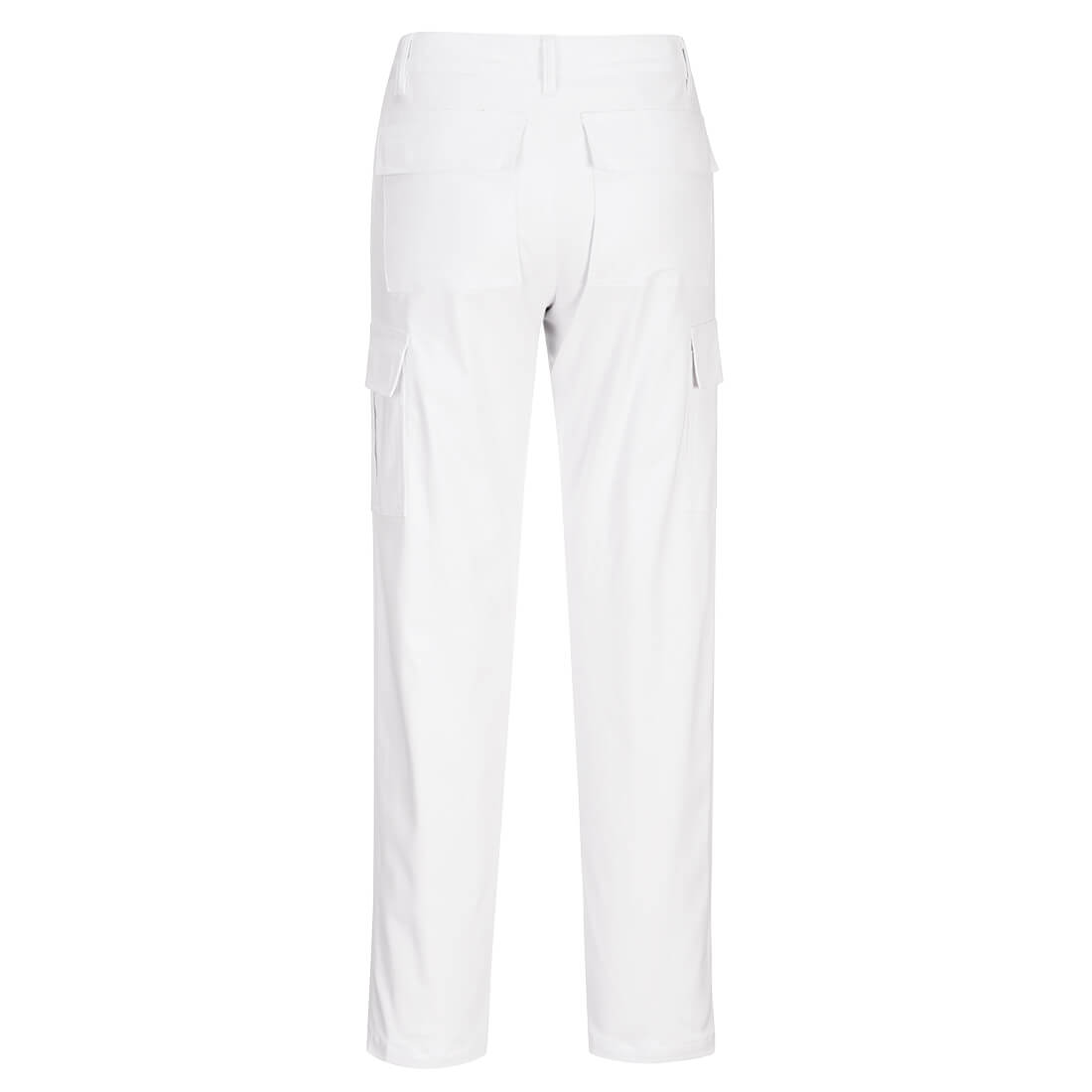 Dame stretch cargo arbejdsbukser - Hvid - Billede 2