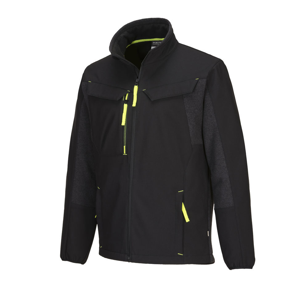 WX3 Eco Hybrid softshell jakke (2 lags) - Sort - Billede 2