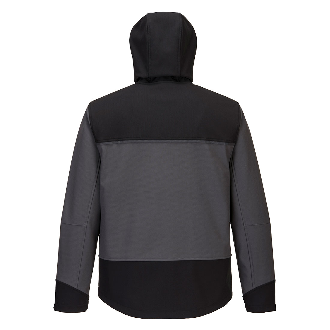 KX3 hættejakke softshell (3 lags) - Sort/Grå - Billede 2