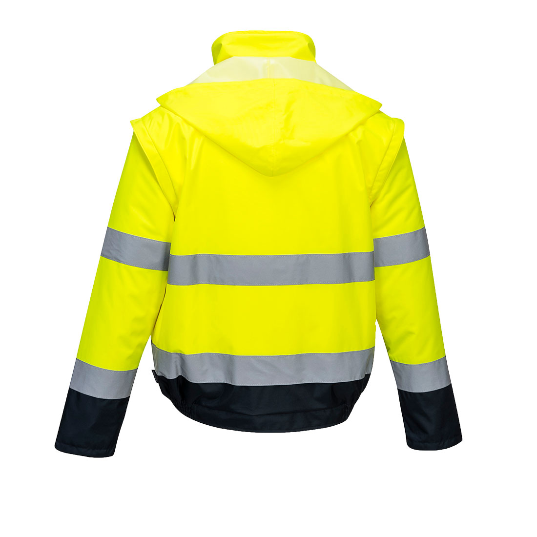 2 i 1 jakke - Gul/Marine - Billede 2