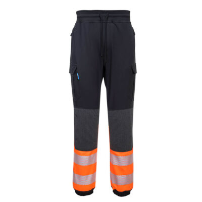 KX3 Hi-Vis Flexi joggerbukser - Sort/Orange