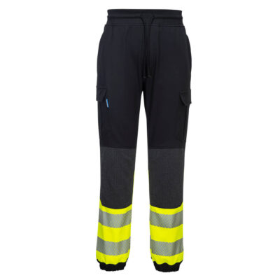 KX3 Hi-Vis Flexi joggerbukser - Sort/Gul