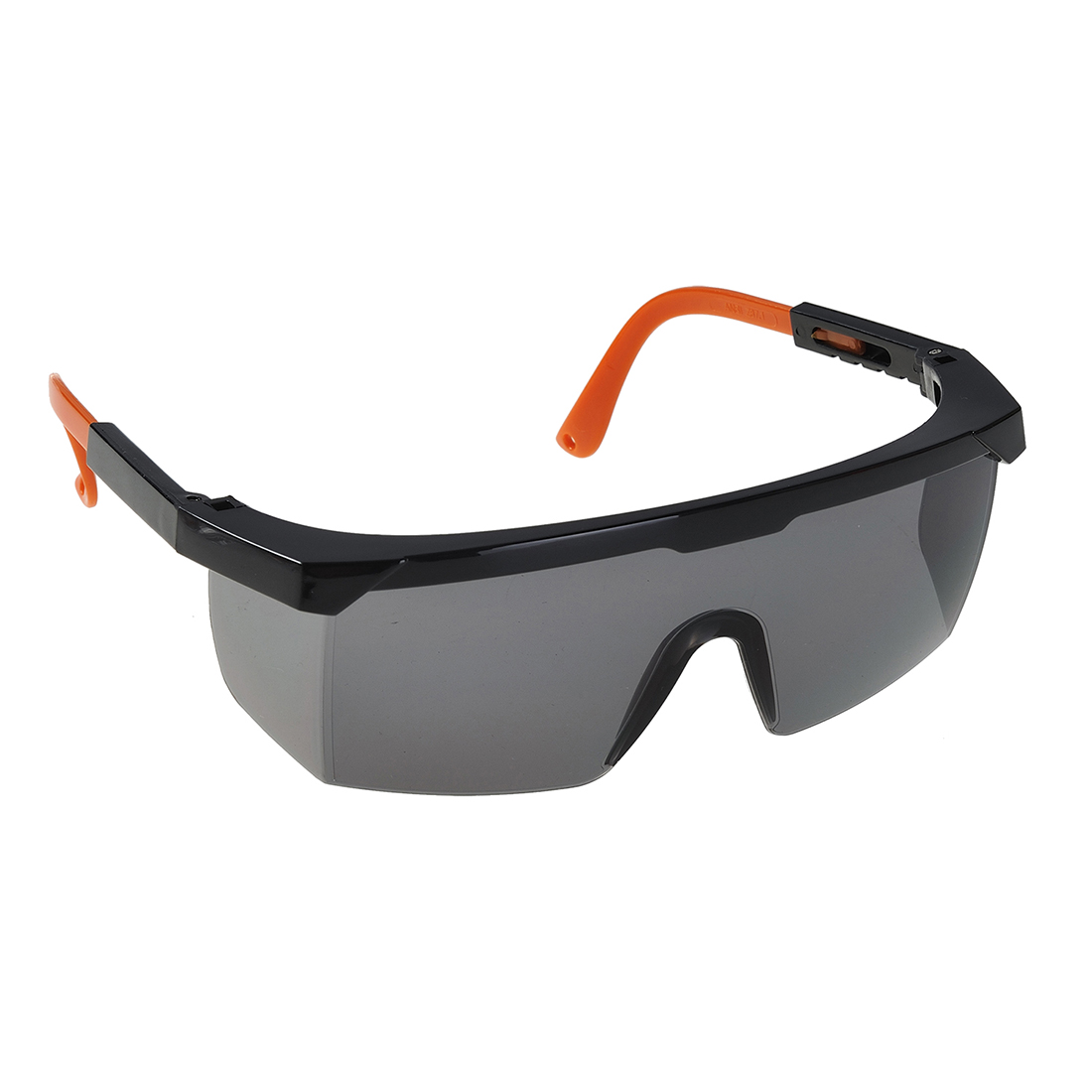 Klassisk Sikkerhedsbrille - Røg/Sort/Orange
