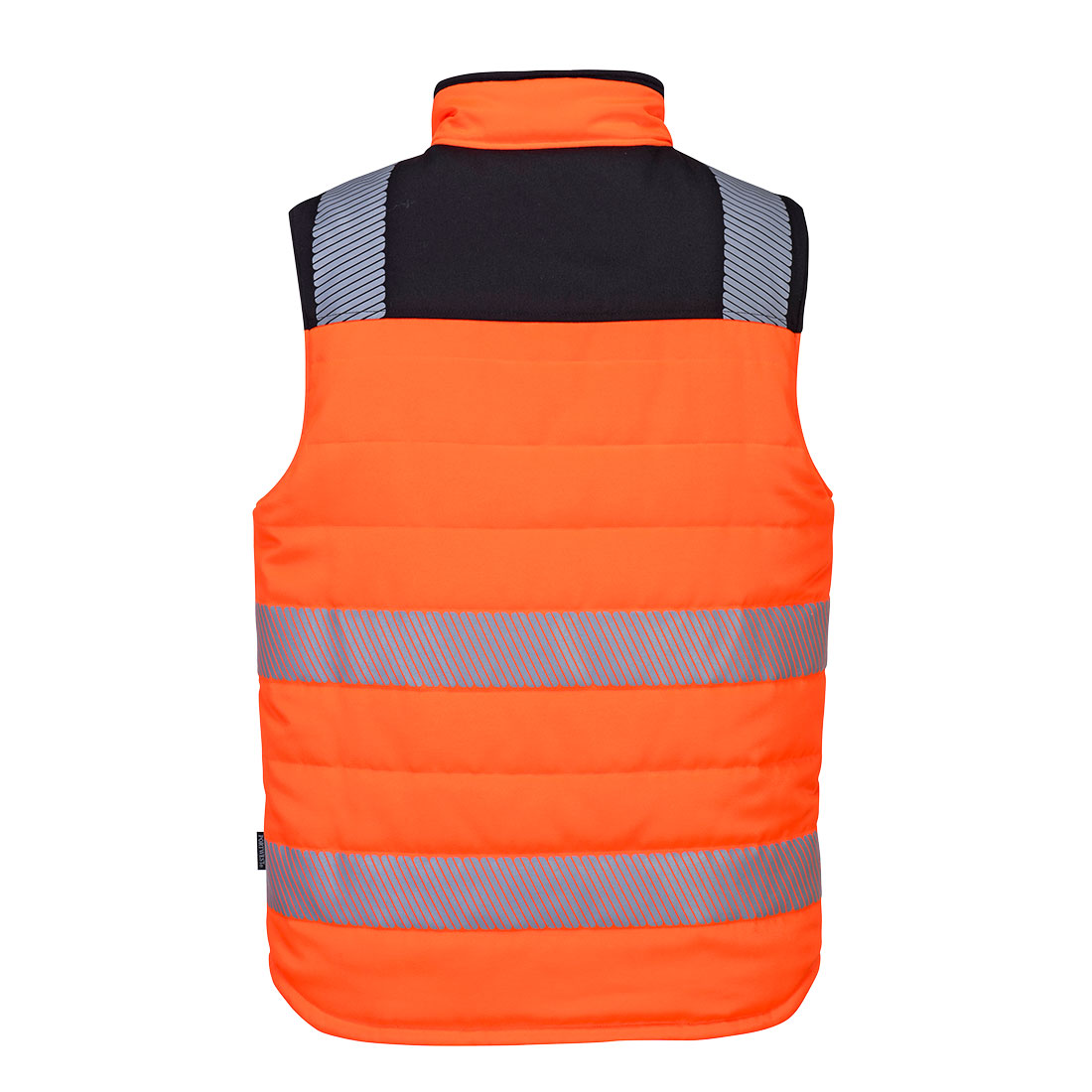 PW3 Hi-Vis Vendbar Bodyvarmer - Orange/Sort - Billede 2