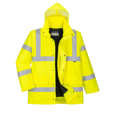 Hi-Vis åndbar jakke - Gul