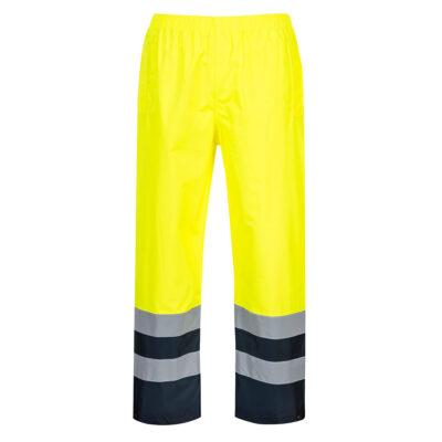 Hi-Vis Trafikbukser 2 Farvet - Gul