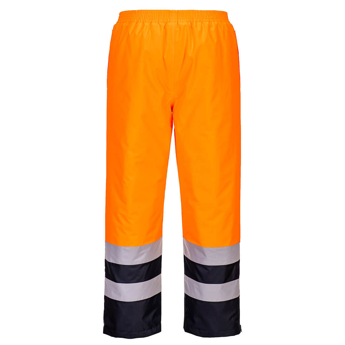 Hi-Vis vinterbukser - Orange/Marine - Billede 2