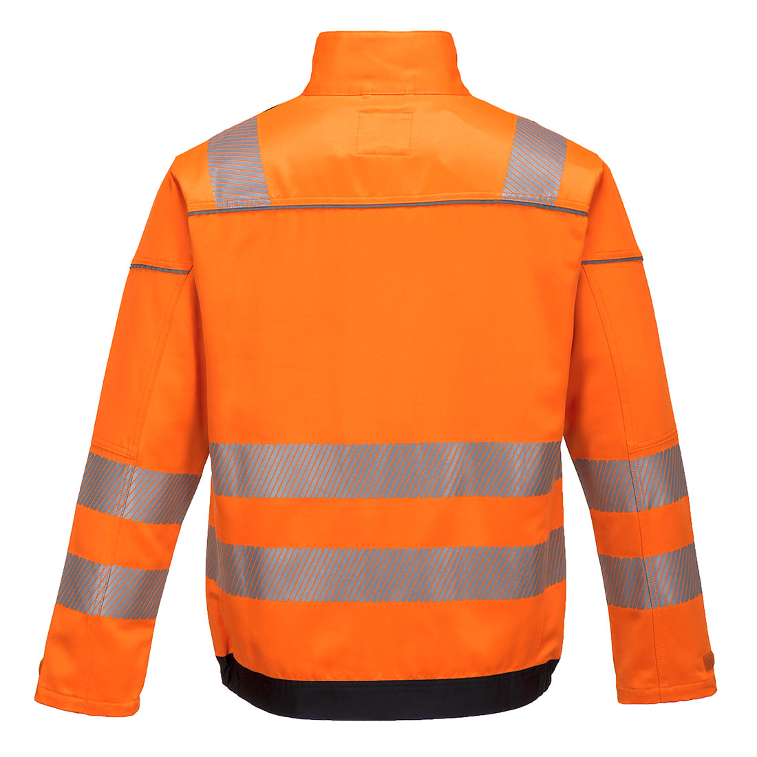 PW3 Hi-Vis arbejdsjakke - Orange/Sort - Billede 2