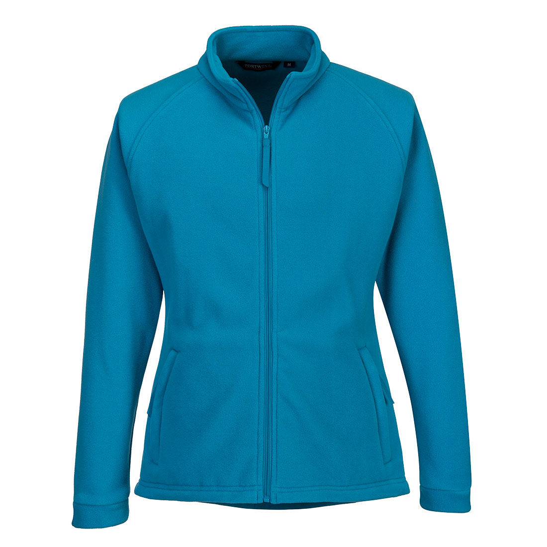 Aran-fleece til damer - Aqua