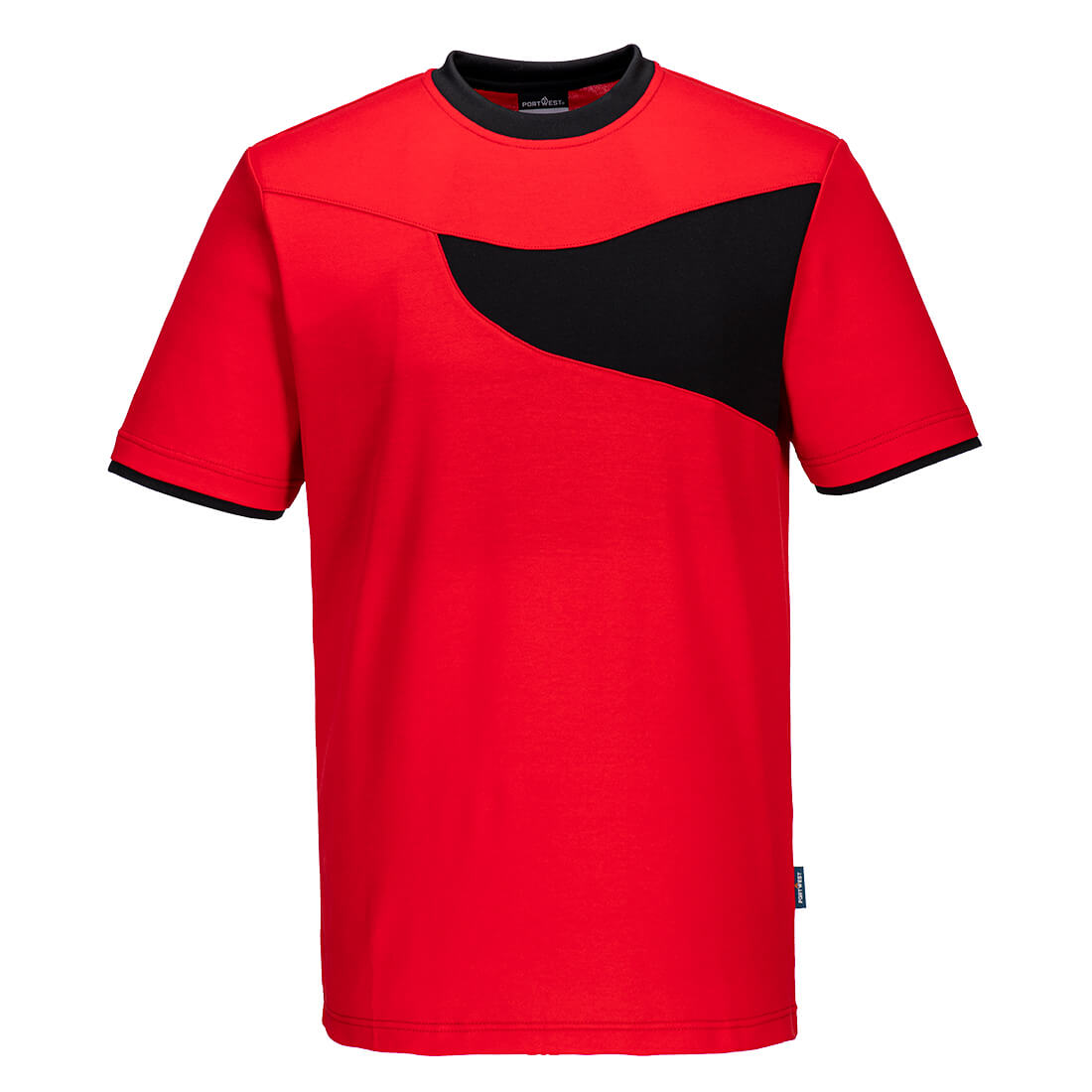 PW2 T-Shirt S/S - Rød/Sort