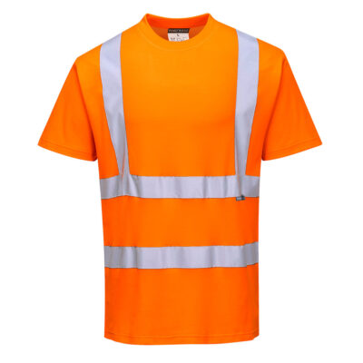 Bomulds komfort kortærmet t-shirt - Orange