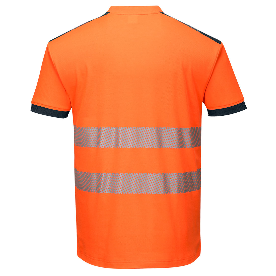 PW3 Hi-Vis t-shirt korte ærmer - Orange/Marine - Billede 2