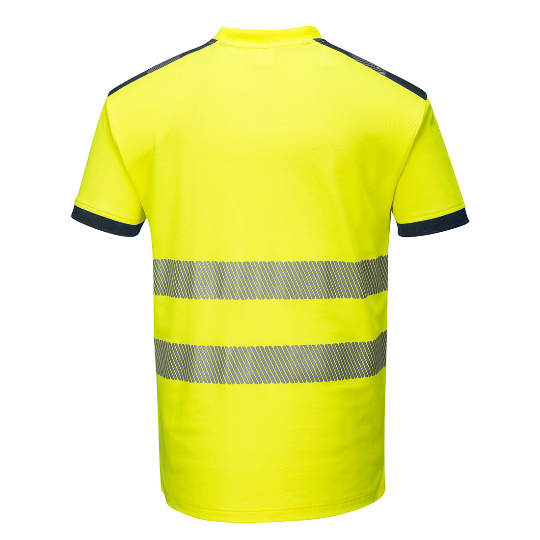 PW3 Hi-Vis t-shirt korte ærmer - Gul/Marine - Billede 2