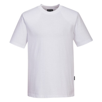 Antistatisk ESD t-shirt - Hvid