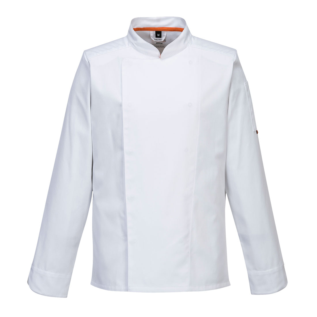 MeshAir kokkejakke med lange ærmer - Hvid