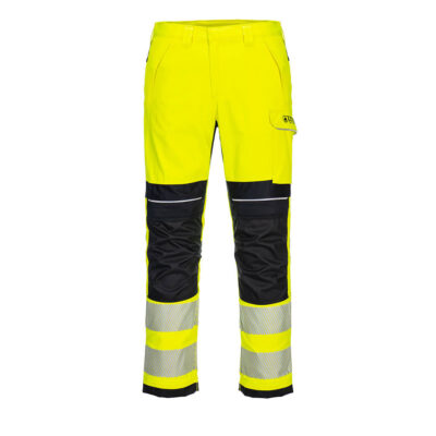 PW3 Hi-Vis håndværkerbukser - Gul/Sort