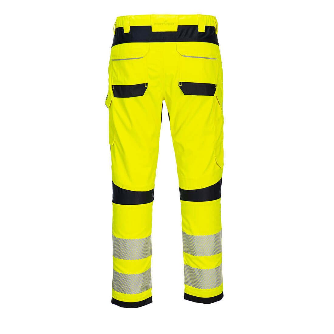 PW3 Hi-Vis håndværkerbukser - Gul/Sort - Billede 2