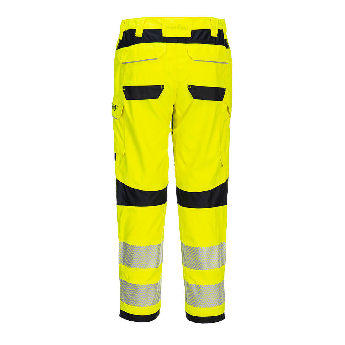 FR409 - PW3 FR hi-vis arbejdsbukser til kvinder - Gul/Sort - Billede 2