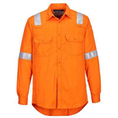 Flammehæmmende skjorte - Orange