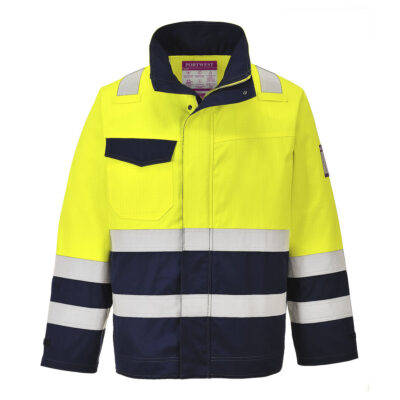 Hi-vis Modaflame jakke - Gul/Marine